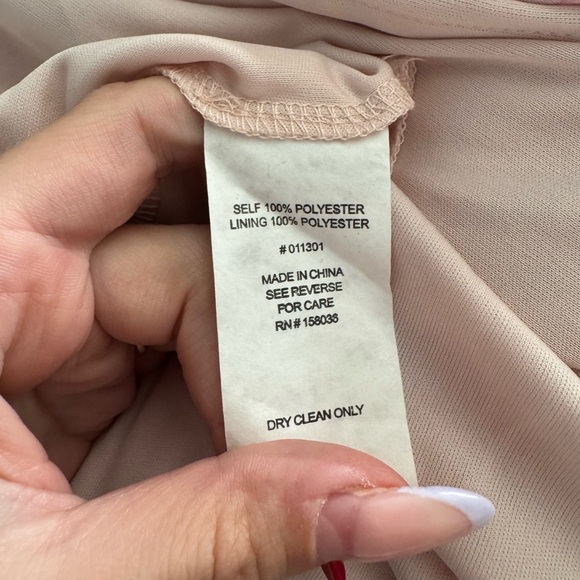 Birdy Grey Laurie Chiffon Bridesmaid Dress Sz XL Pink Falling Petals NEW Plus Sz - Picture 10 of 10